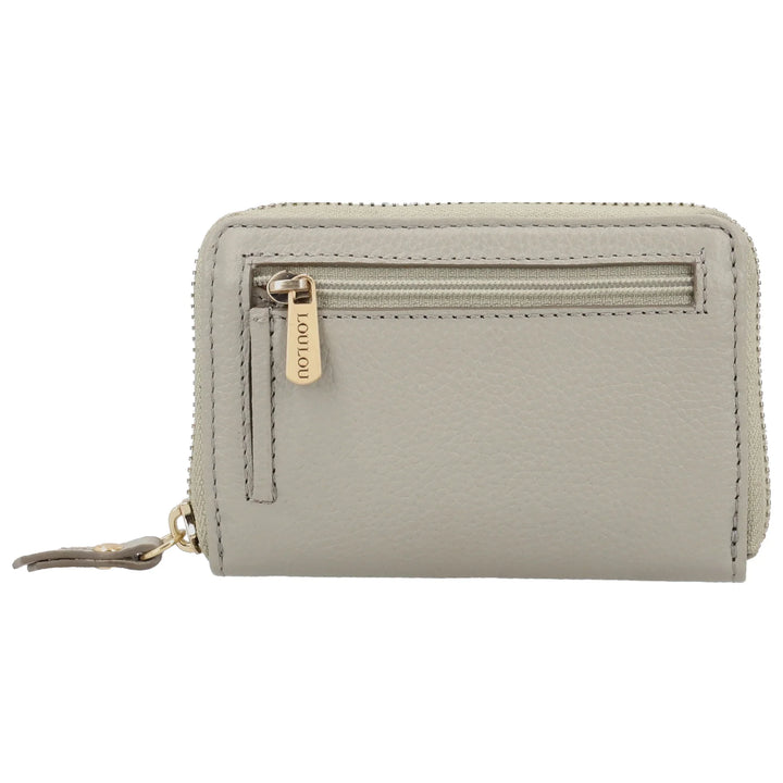 Achterkant Lou Lou petite emlie dames portemonnee fog #kleur_fog