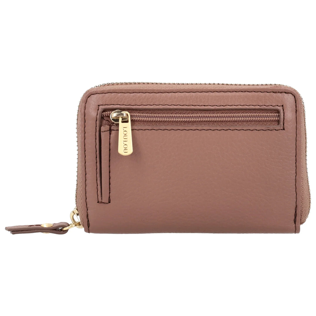 Achterkant Lou Lou petite emlie dames portemonnee mocha-mousse #kleur_mocha-mousse