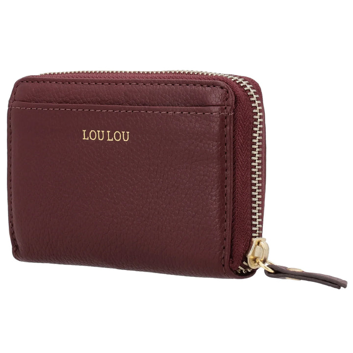 Voorzijde Lou Lou petite emlie dames portemonnee ruby #kleur_ruby