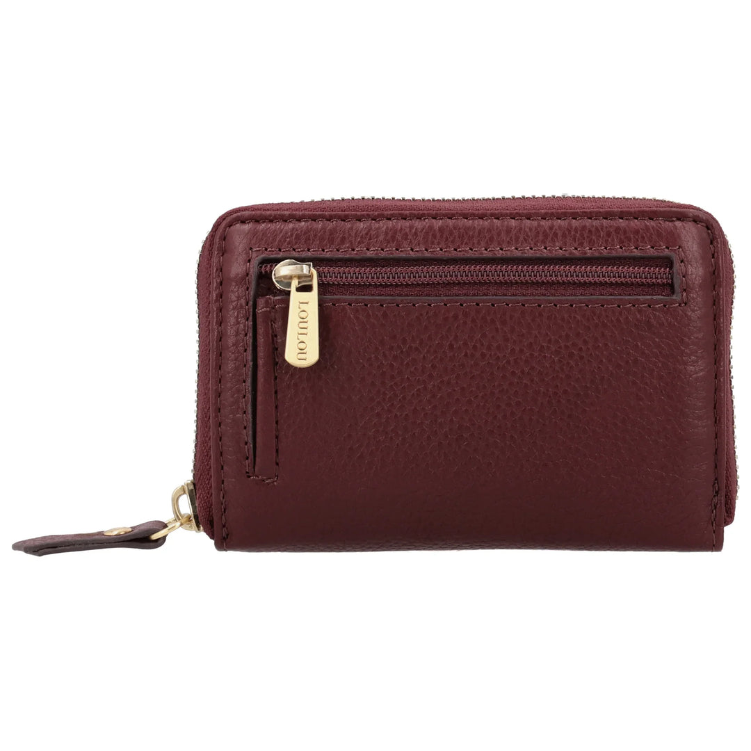 Achterkant Lou Lou petite emlie dames portemonnee ruby #kleur_ruby