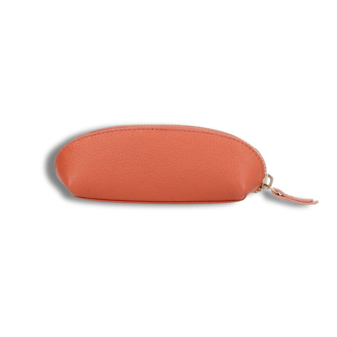 Achterkant Lou Lou leren etui oranje #kleur_oranje