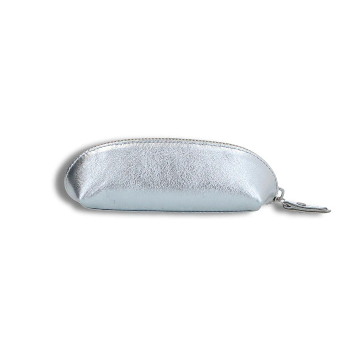 Achterkant Lou Lou leren etui silver #kleur_silver