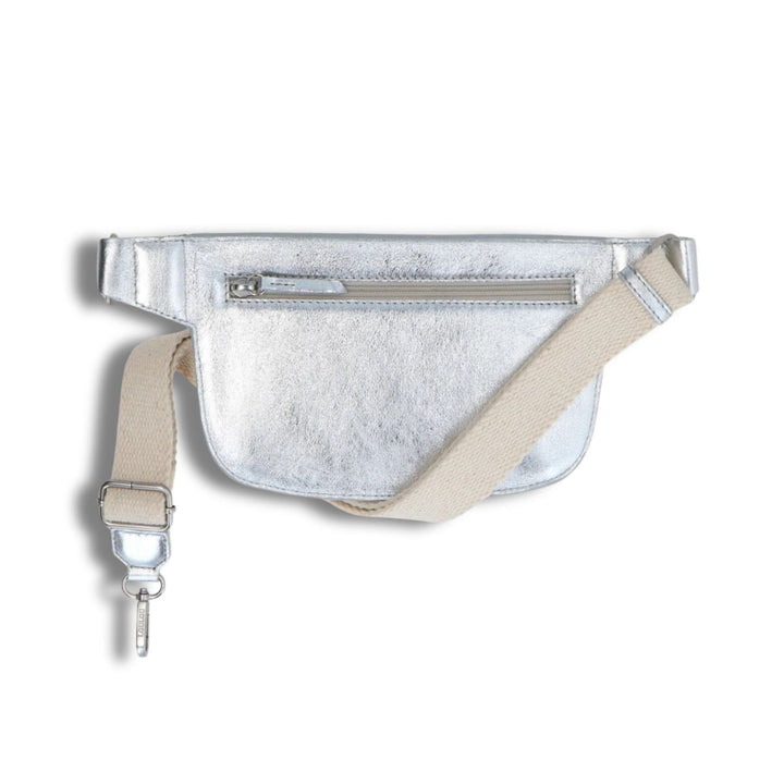 Achterkant Lou Lou Fannypack en slingbag silver #kleur_silver