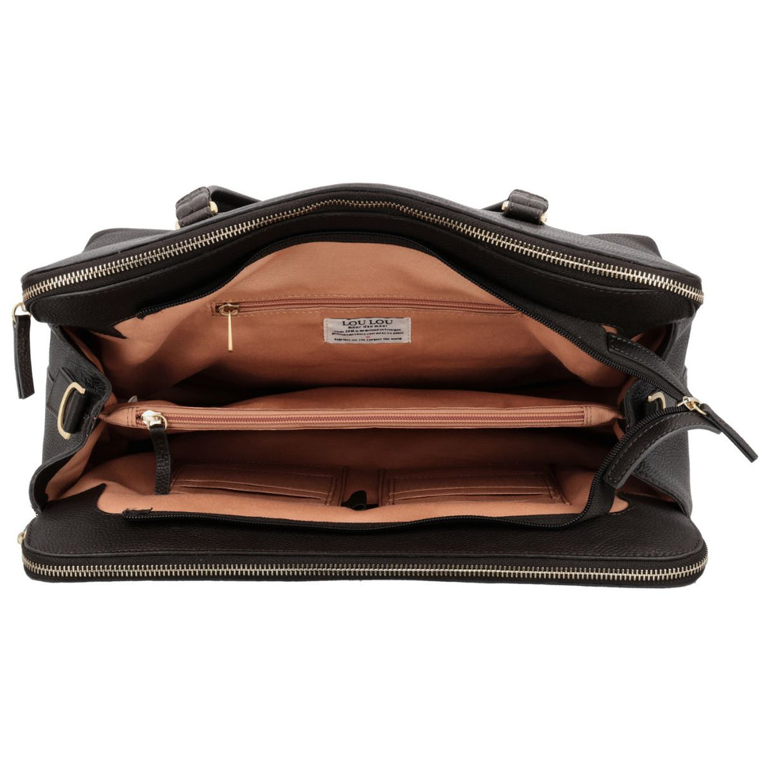 Lou Lou | Olivia | Leren dames werktas 15,6"