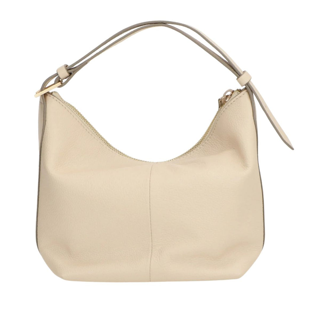 Achterkant LouLou Marie Leren Hobo beige #kleur_beige