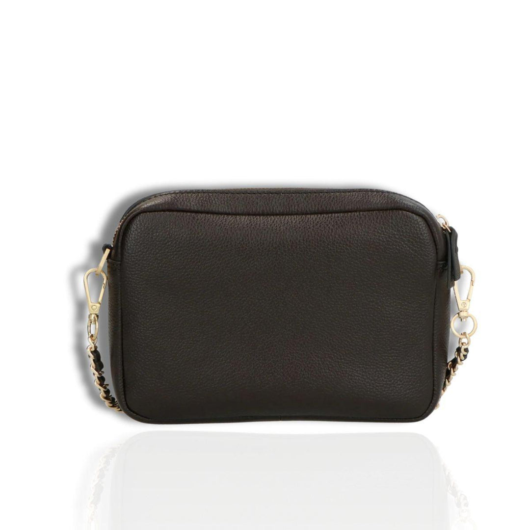 Achterkant zijkant Lou Lou Emilie donkerbruin #kleur_donkerbruin