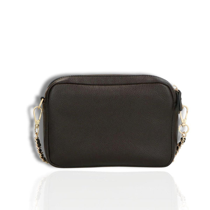 Achterkant zijkant Lou Lou Emilie donkerbruin #kleur_donkerbruin