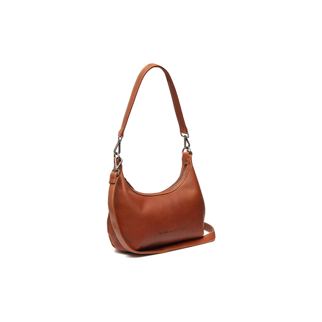 Voorkant van de the Chesterfield Nancy cognac #kleur_cognac