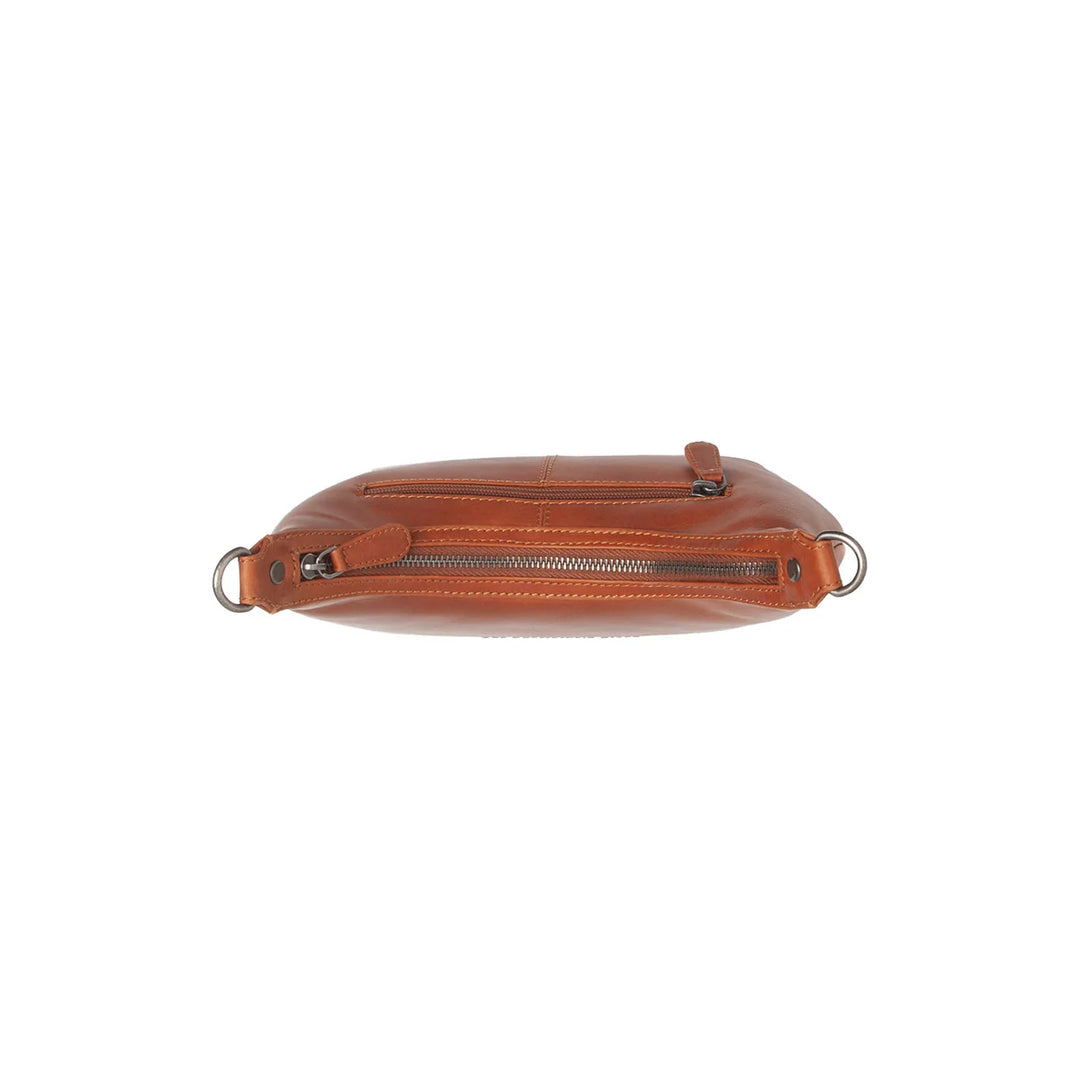 Bovenkant van de the Chesterfield Nancy cognac #kleur_cognac