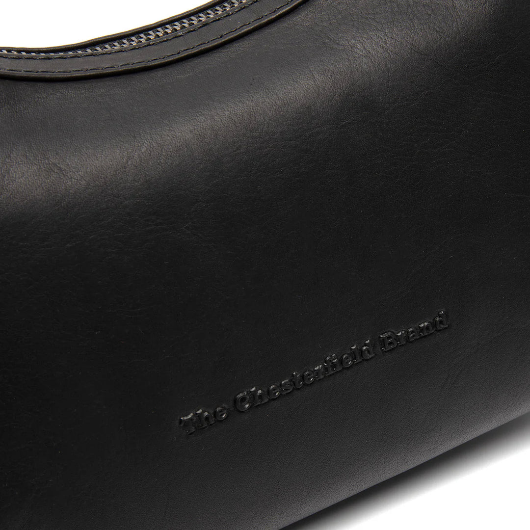 Details van het materiaal van de the Chesterfield Nancy zwart #kleur_zwart
