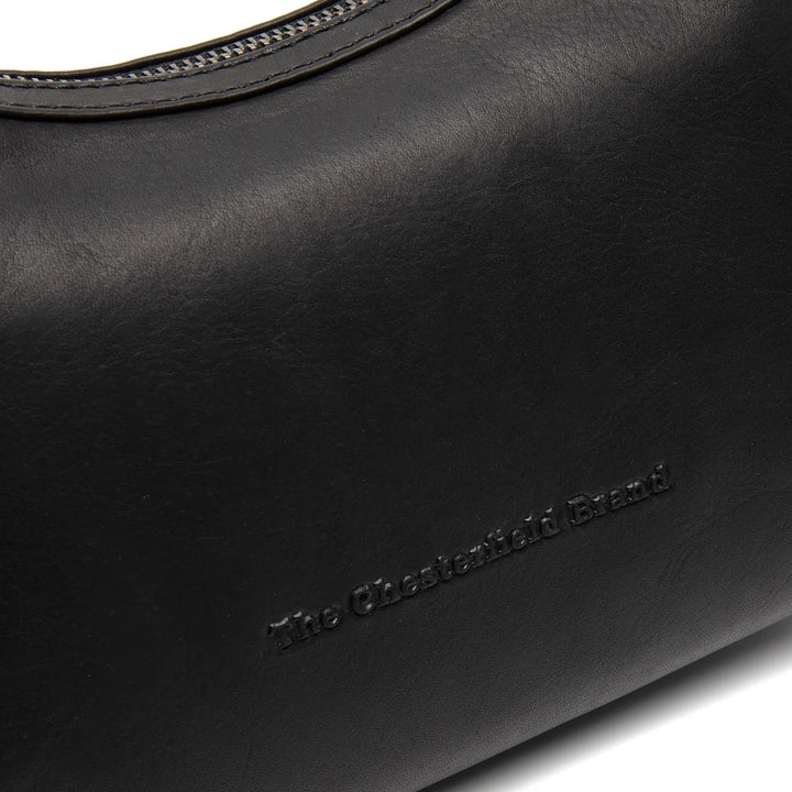Details van het materiaal van de the Chesterfield Nancy zwart #kleur_zwart