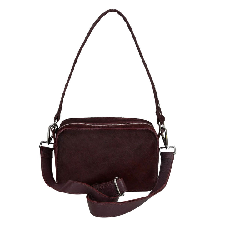 Achterkant van de Ellie Deluxe in Bordeaux #kleur_bordeaux