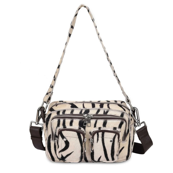 Voorkant van de Nunoo Ellie Brown-stripes #kleur_brown-stripes