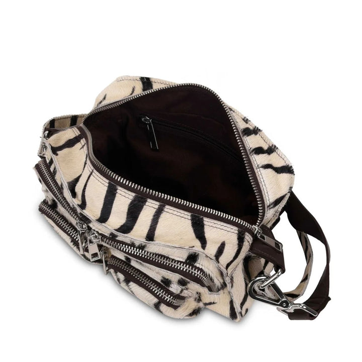 Binnenkant van de Nunoo Ellie Brown-stripes #kleur_brown-stripes