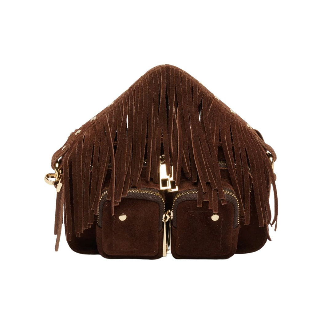 Voorkant van de Nunoo Helena Suede bruin #kleur_bruin