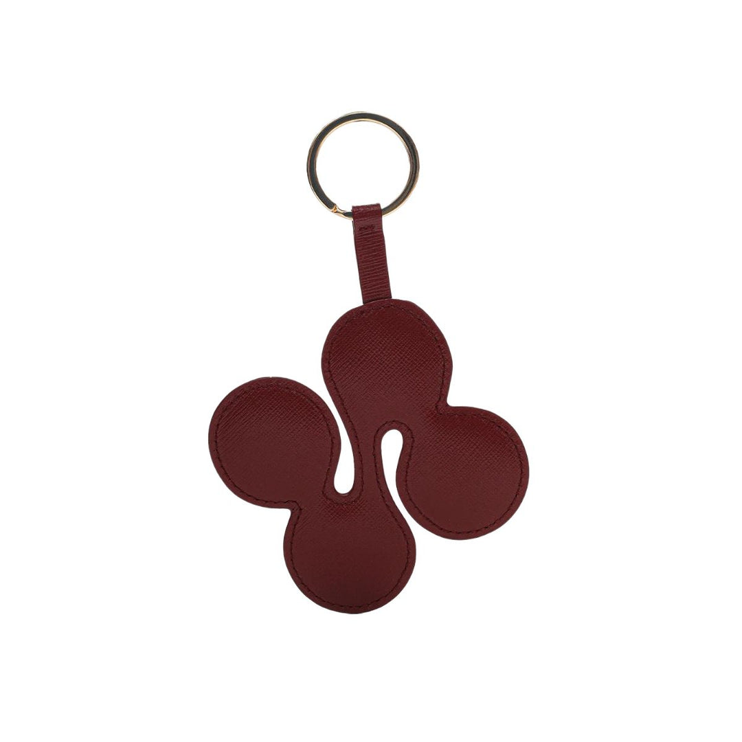 Nunoo | Logo Keyring | Florence Maroon