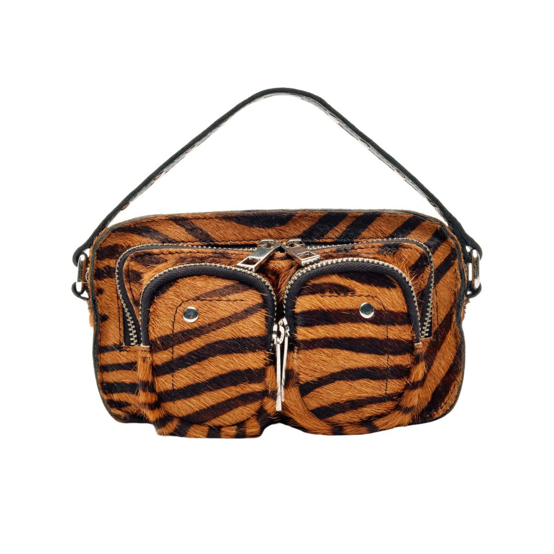 Voorkant van de Nunoo helena striper deluxe dark brown #kleur_deluxe-dark-brown