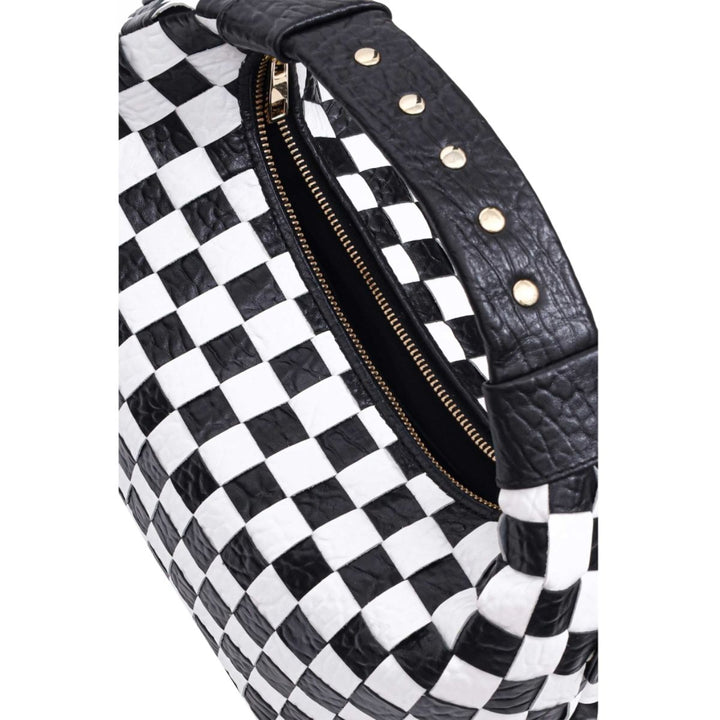 Bovenkant  Nunoo Dandy Large Braided zwart-gold #kleur_black-gold