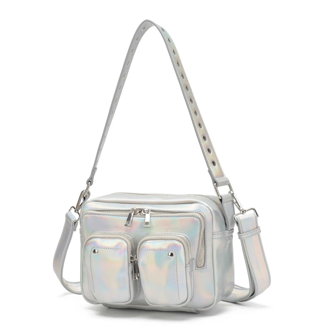 Voorzijde Ellie schoudertas cool Iridescent #kleur_iridescent