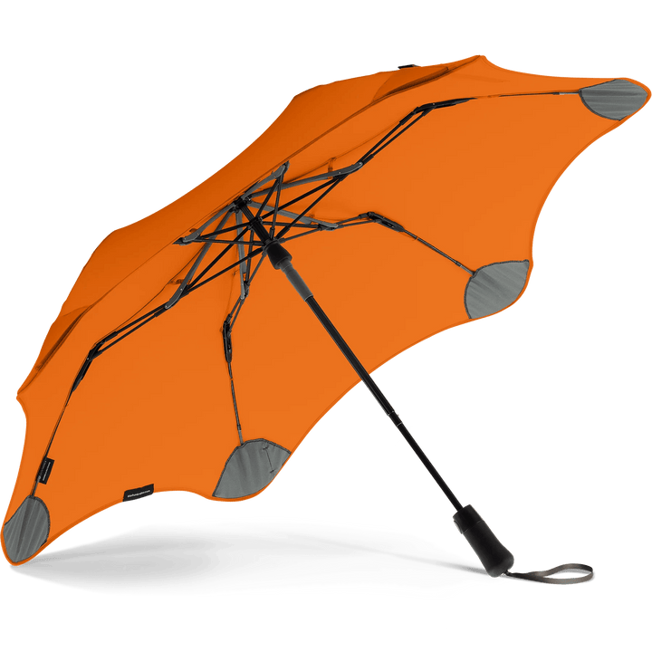 Onderkant Blunt Metro opvouwbare paraplu in het oranje #kleur_oranje