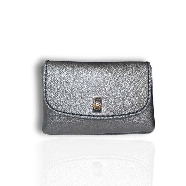 Voorkant van de Plinio Visona 20631 leren crossbody tas in het silver #kleur_silver