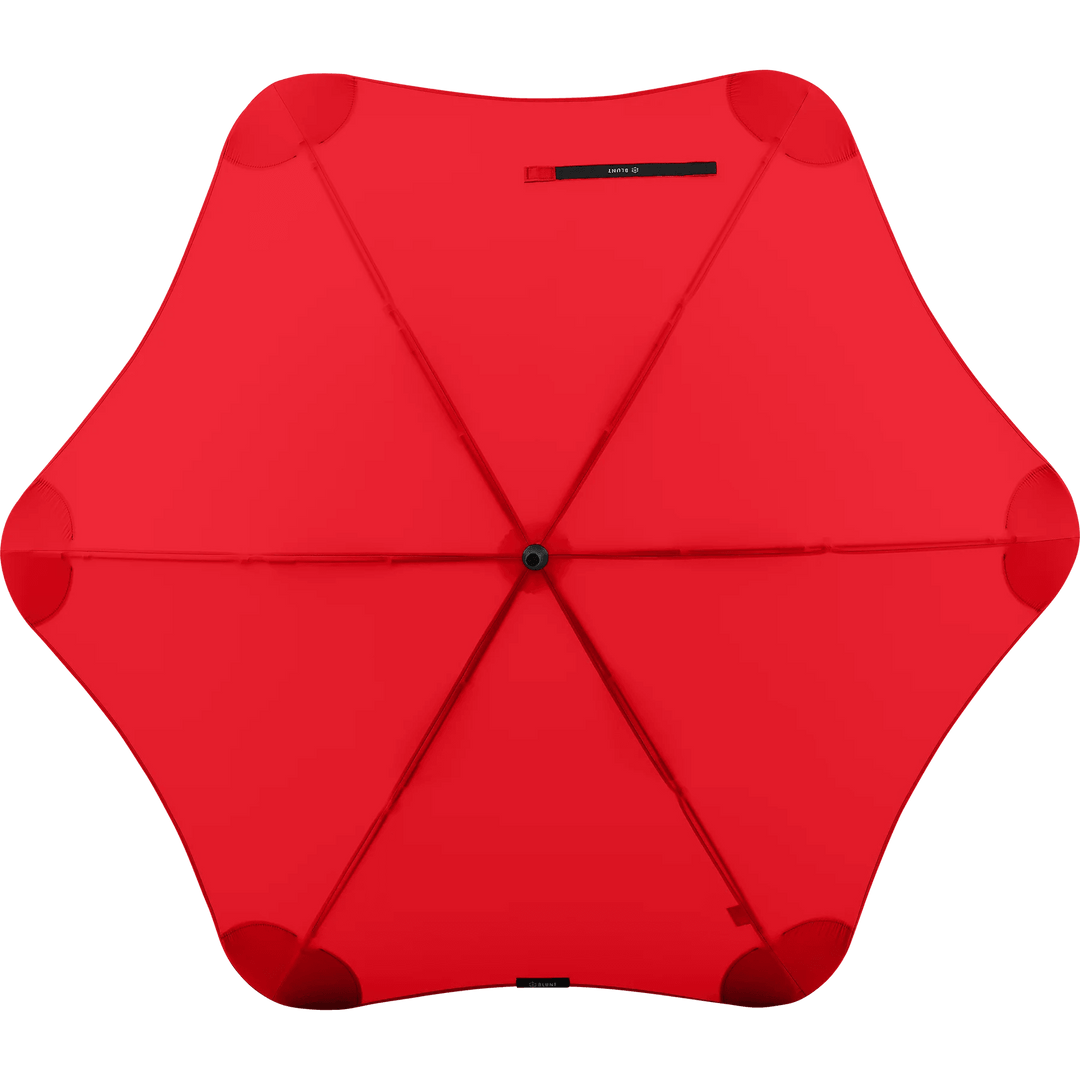 Bovenkant Blunt classic paraplu rood #kleur_rood
