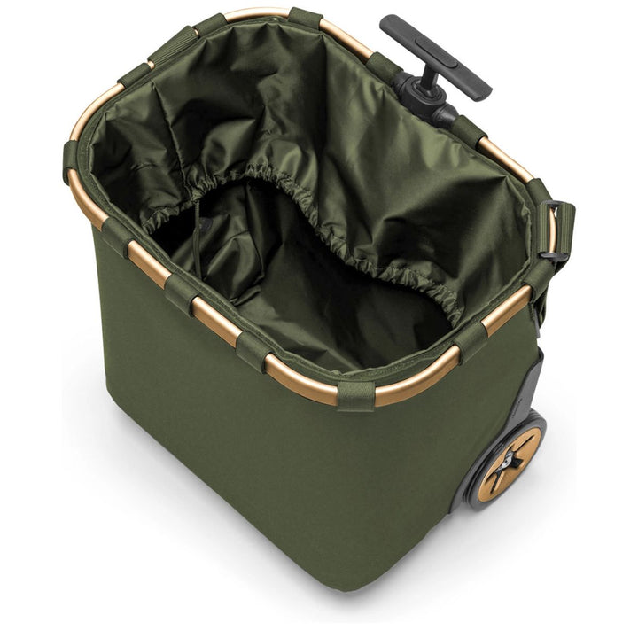 Binnenkant van de Reisenthel Boodschappenwagen #kleur_forest-gold