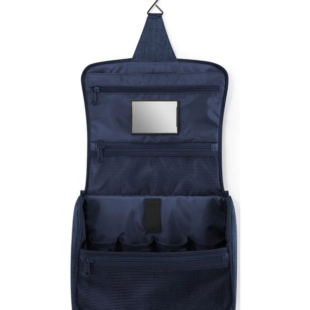 Binnenkant van de Reisenthel Toilettas XL Twist navy #kleur_twist-navy