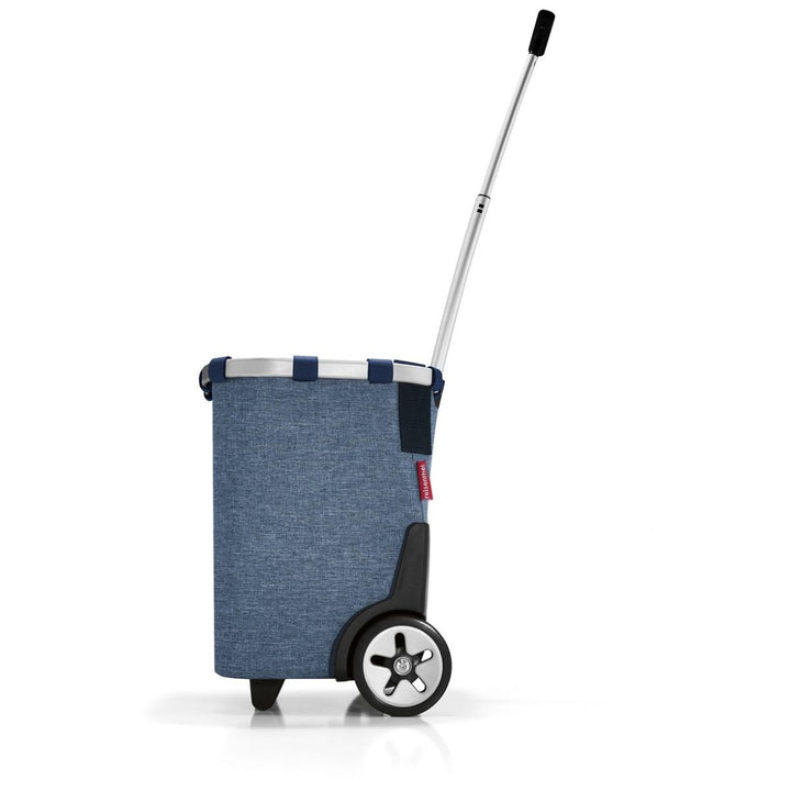 Zijkant van de Reisenthel Boosschappenwagen jeans #kleur_jeans