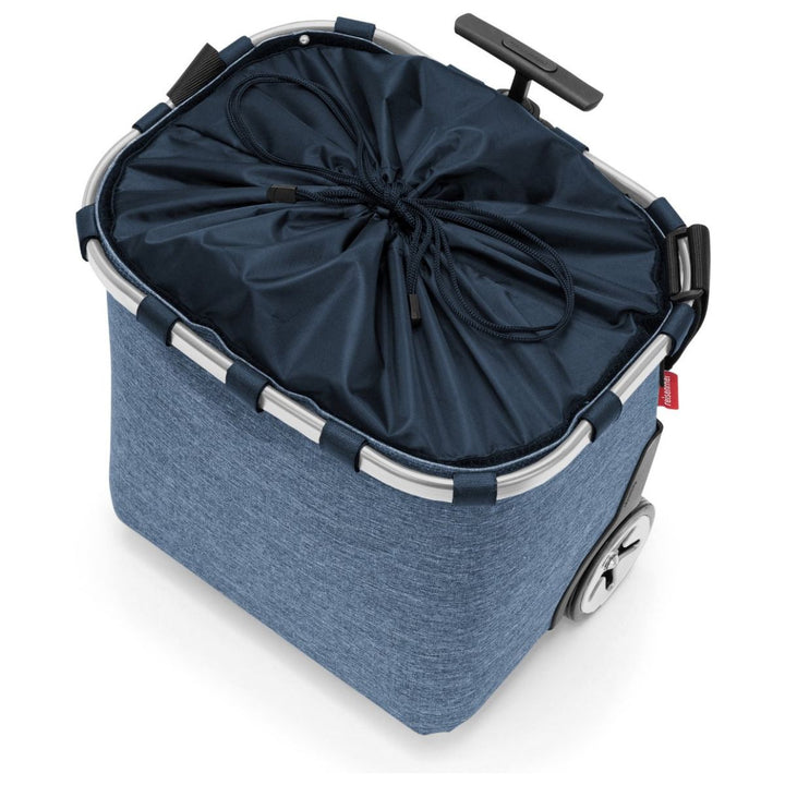 Bovenkant van de Reisenthel Boosschappenwagen jeans #kleur_jeans
