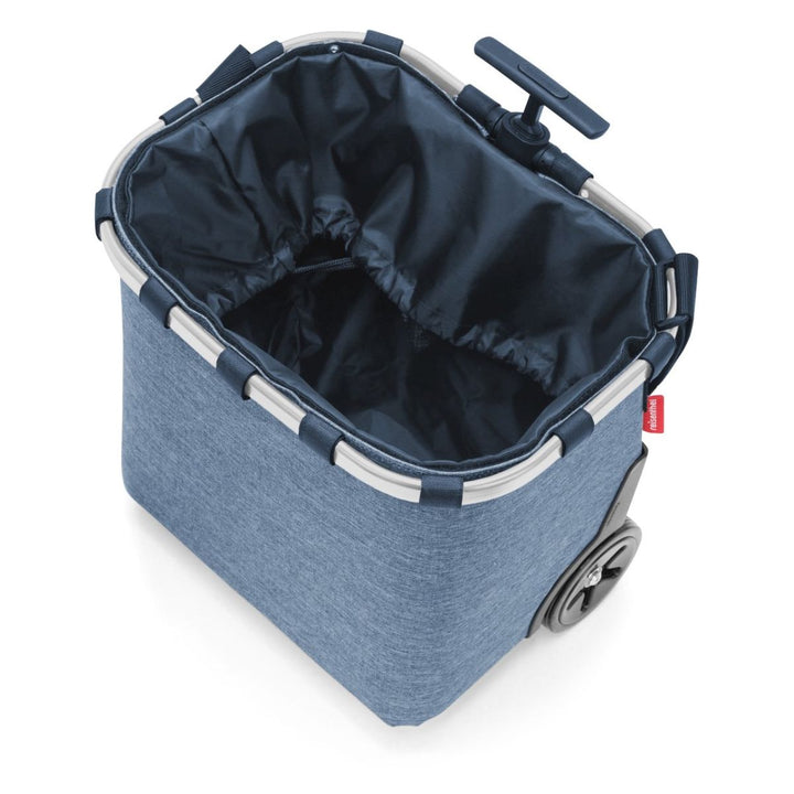 Binnenkant van de Reisenthel Boosschappenwagen jeans #kleur_jeans