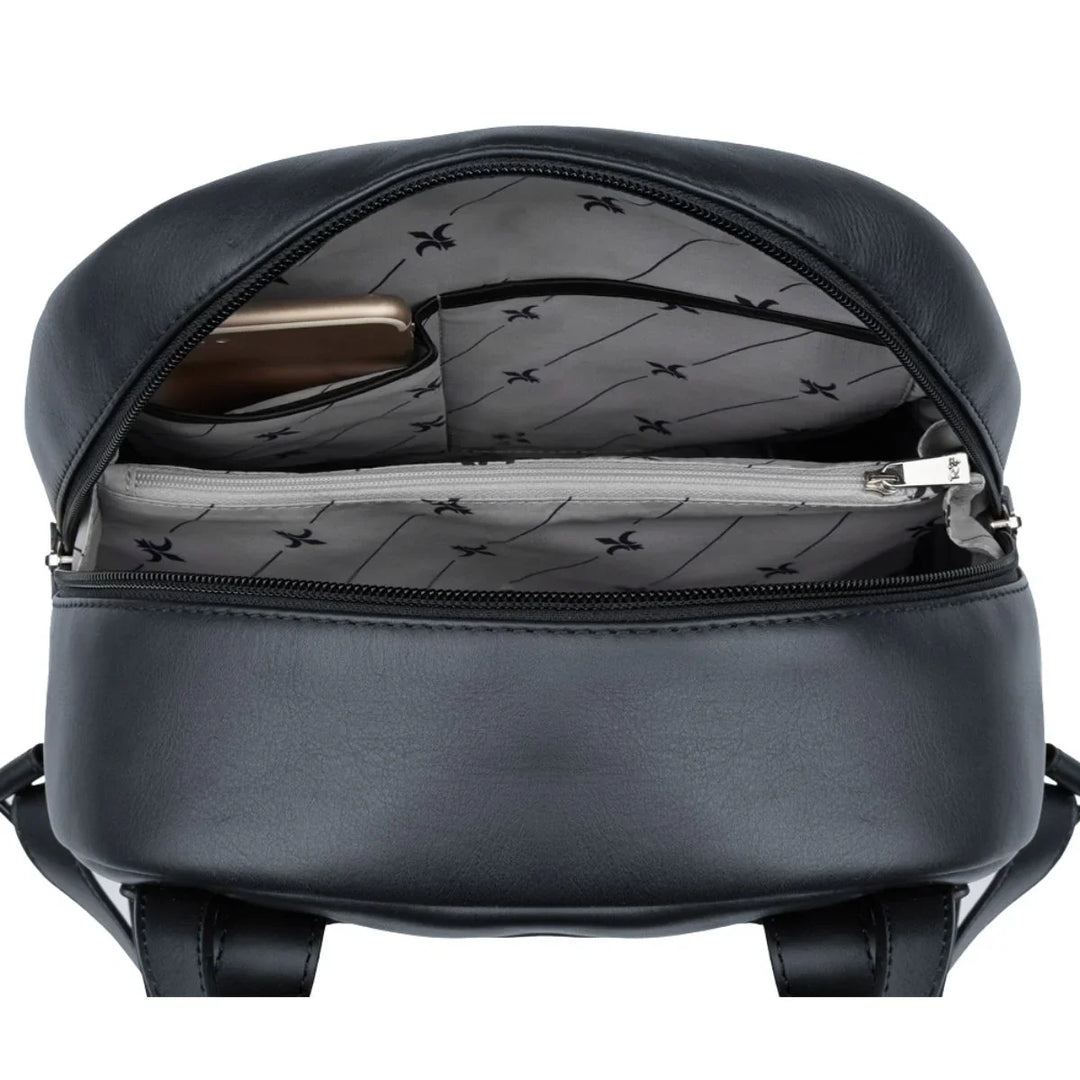 Binnenkant van de Riccardo Ferducci rugzak navy #kleur_navy