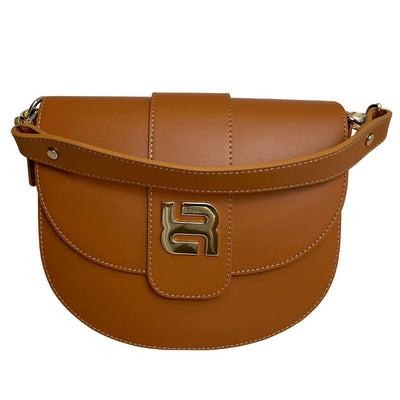 Voorkant korte schouderriem #kleur_camel
