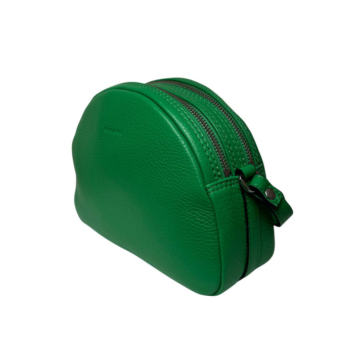 Voorzijde van de Ripani 3624 Leren shoudertas groen #kleur_groen
