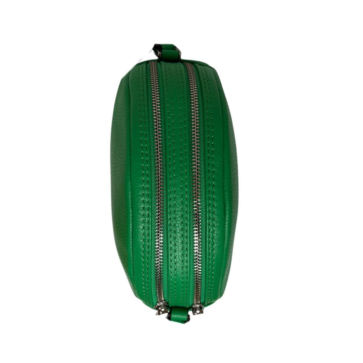 Bovenkant van de Ripani 3624 Leren shoudertas groen #kleur_groen