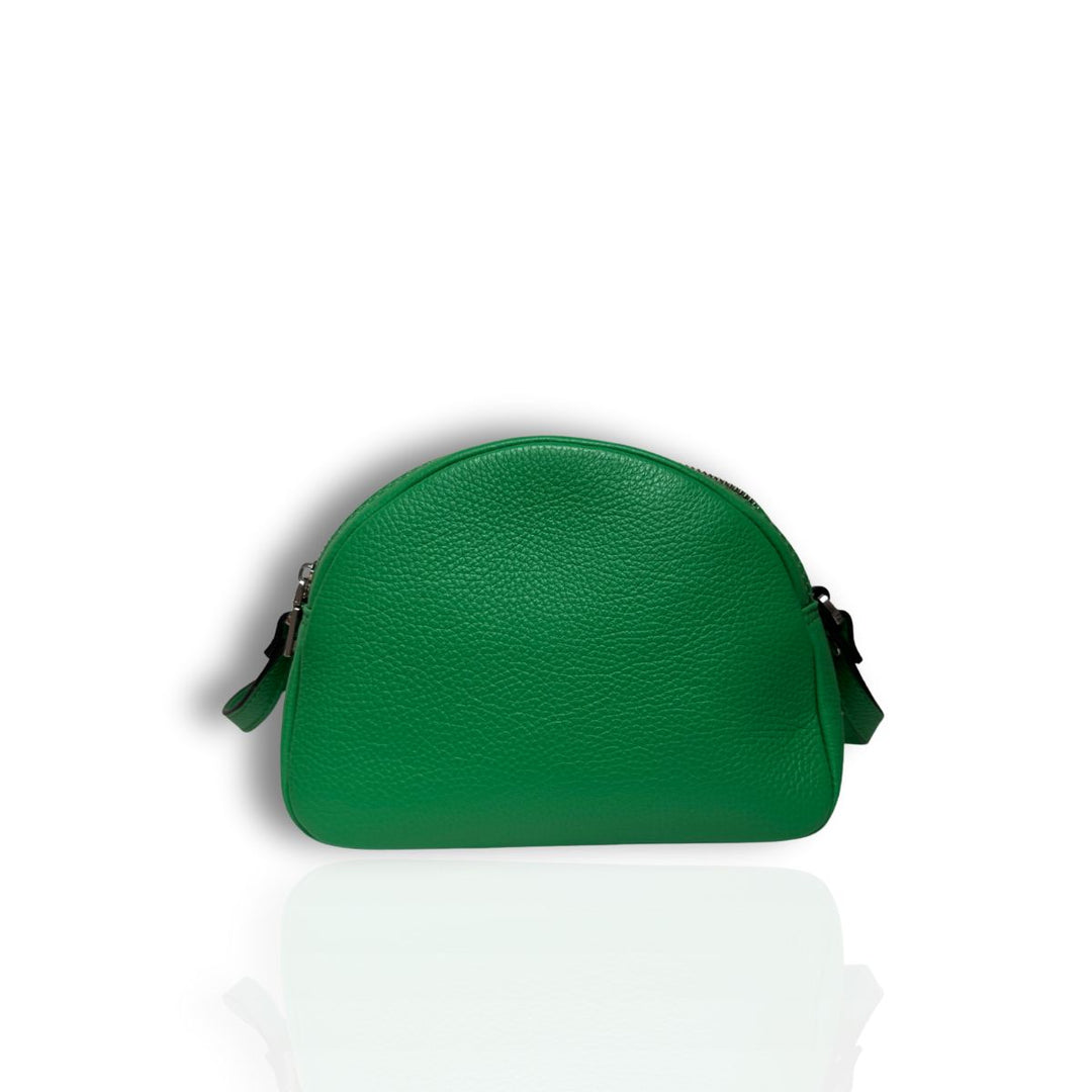 Achterkant van de Ripani 3624 Leren shoudertas groen #kleur_groen