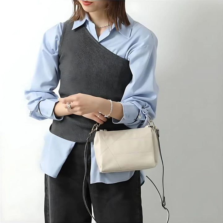 De Ripani 4807 shopper beige in gebruik #kleur_beige