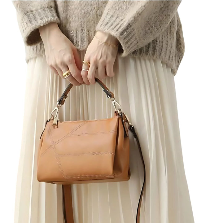 De Ripani 4807 shopper camel in gebruik #kleur_camel