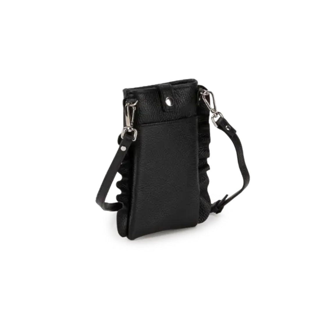 Voorzijde van Ripani 8614 telefoontasje black #kleur_black