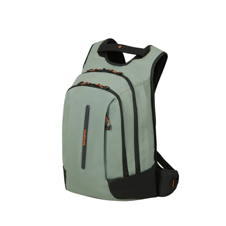 Voorzijde van de Samsonite Ecodiver L rugzak in licht-sage #kleur_licht-sage