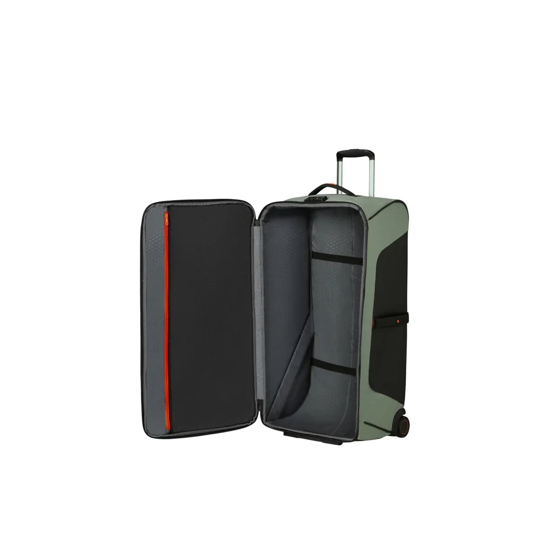 Binnenkant van de Samsonite Ecodiver 79 in Licht-sage #kleur_licht-sage