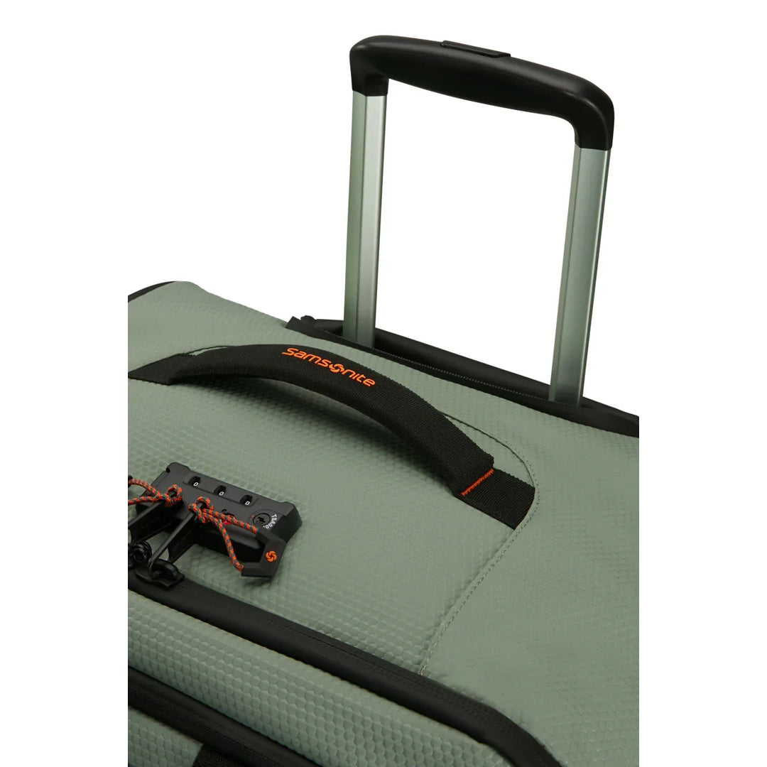 Bovenkant van de Samsonite Ecodiver 79 in Licht-sage #kleur_licht-sage