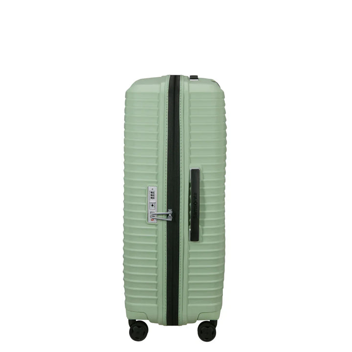 Zijkant van de Samsonite Upscape soft-sage #kleur_soft-sage