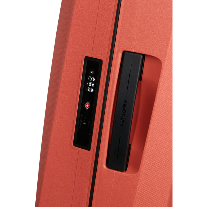 TSA slot van de Samsonite Essens handbagage koffer in clay #kleur_clay