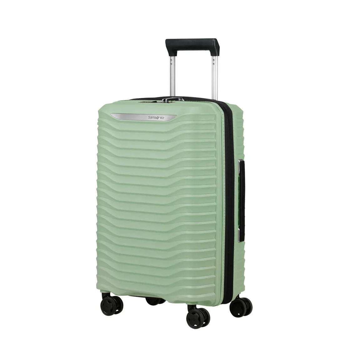 Voorzijde van de Samsonite Upscape handbagage in soft-sage #kleur_soft-sage