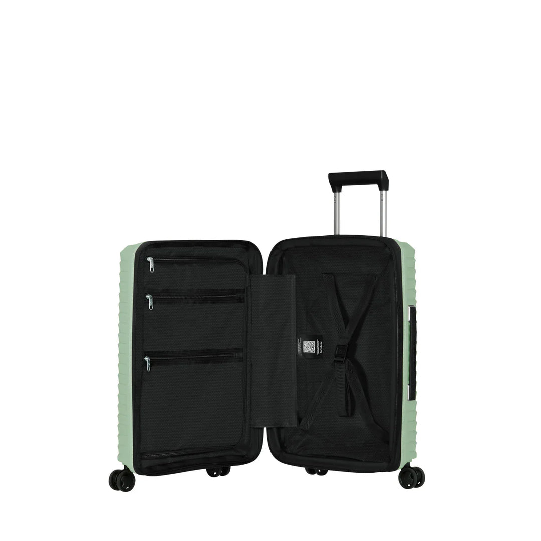 Binnenkant van de Samsonite Upscape handbagage in soft-sage #kleur_soft-sage