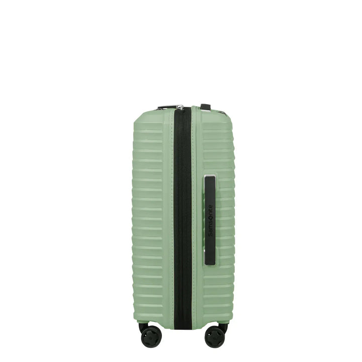 Zijkant van de Samsonite Upscape handbagage in soft-sage #kleur_soft-sage