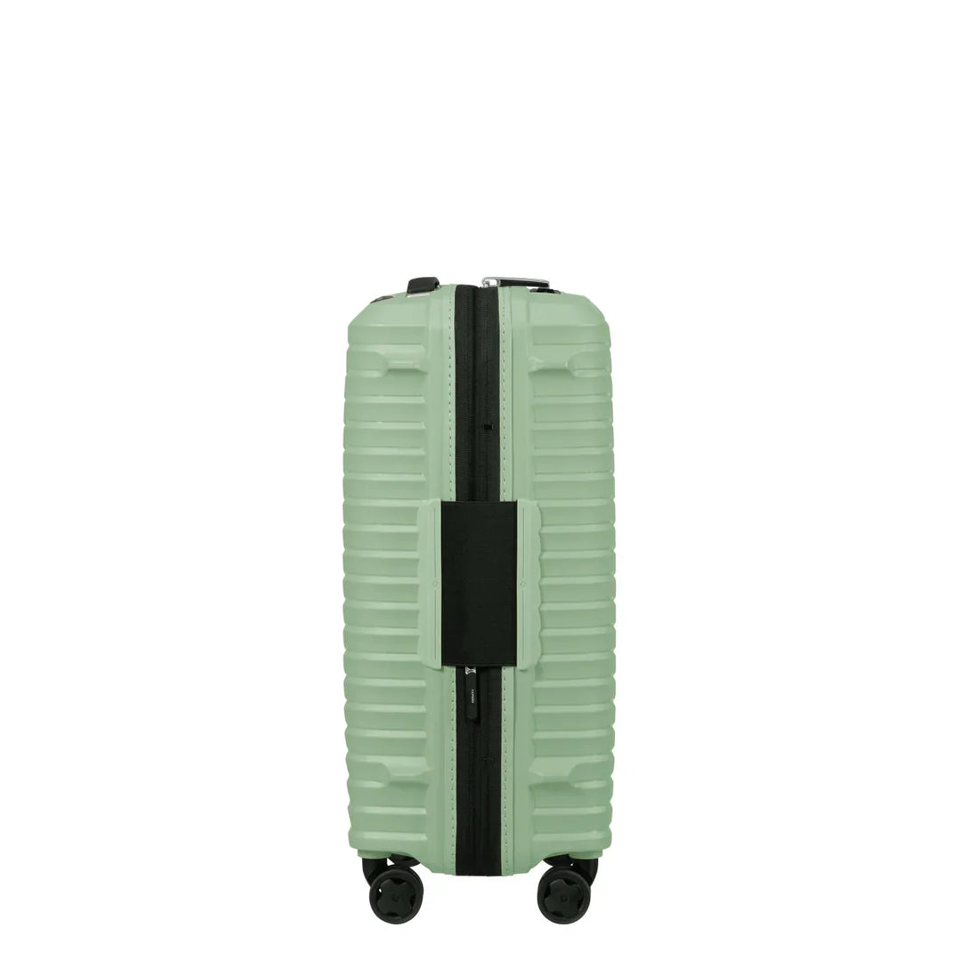 Zijkant van de Samsonite Upscape handbagage in soft-sage #kleur_soft-sage