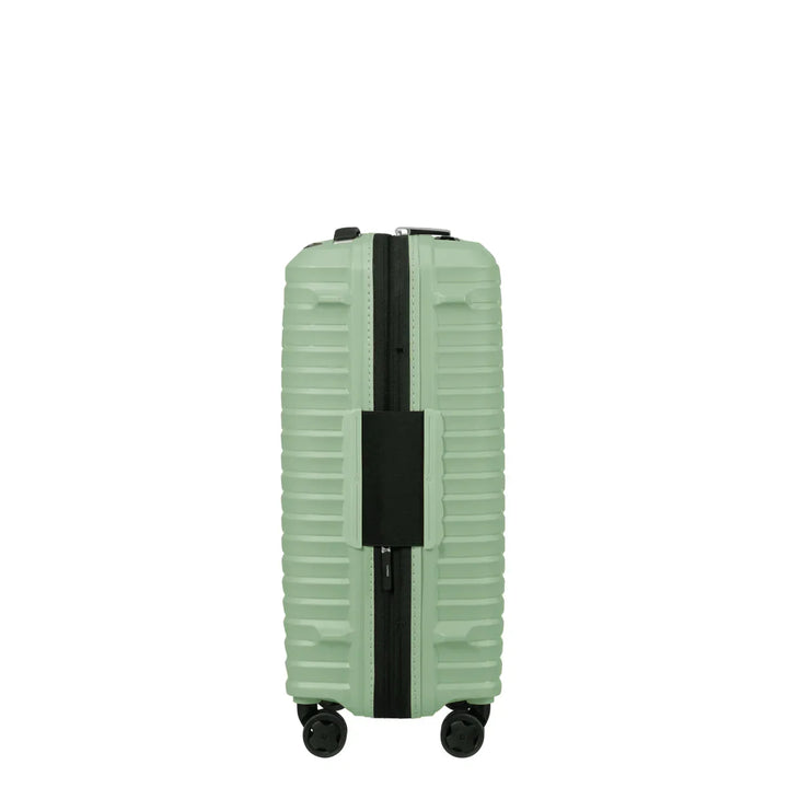 Zijkant van de Samsonite Upscape handbagage in soft-sage #kleur_soft-sage