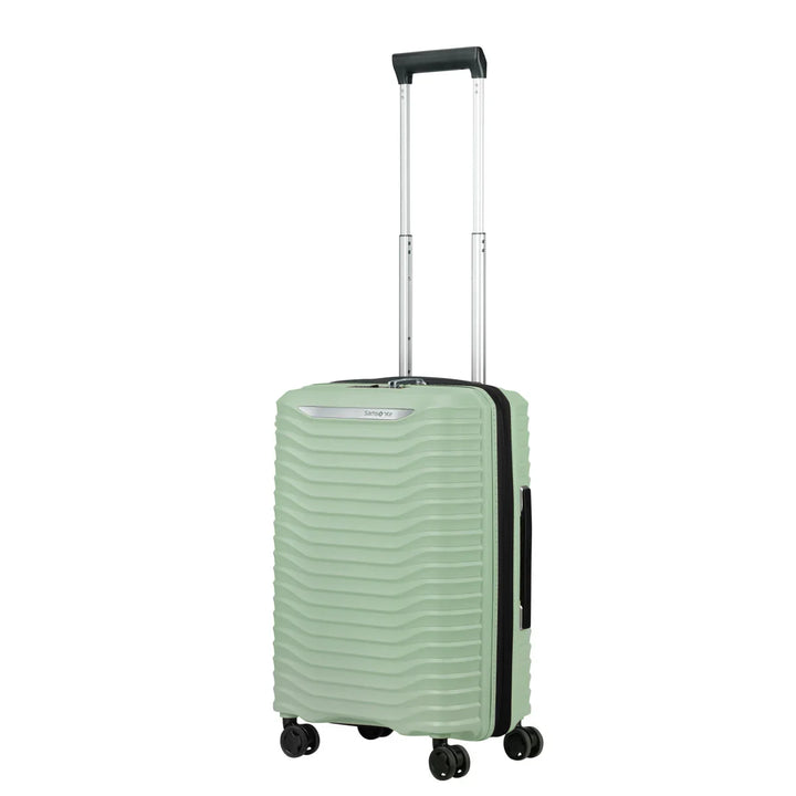 Voorzijde van de Samsonite Upscape handbagage in soft-sage #kleur_soft-sage